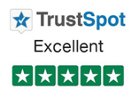 5 Star Rating on Trust Spot of Excellent